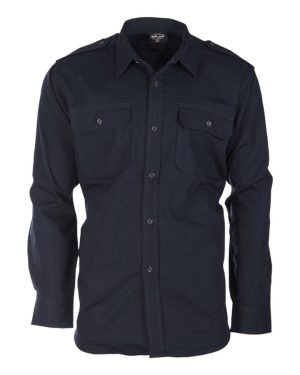 Camicia da servizio MIL-TEC in cotone rip stop blu