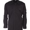 Camicia da servizio MIL-TEC in cotone rip stop nera