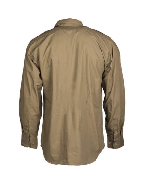 Camicia da servizio MIL-TEC in cotone rip stop coyote tan