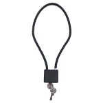 Cavo in acciaio da 36cm  con lucchetto. dotato di 2 chiavi