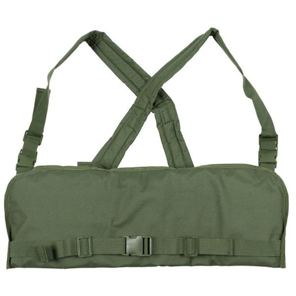 Chest Rig a 9 tasche MFH di colore verde