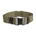 Cintura Militare in canapa di colore verde  40 mm