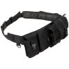 Cintura MFH con 6 tasche regolabile fino a 110 cm di colore nero