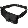 Cintura MFH con 6 tasche regolabile fino a 110 cm di colore nero