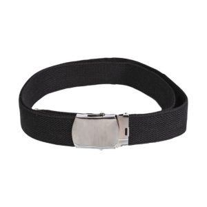 Cintura Militare in canapa con logo sicurezza 40 mm