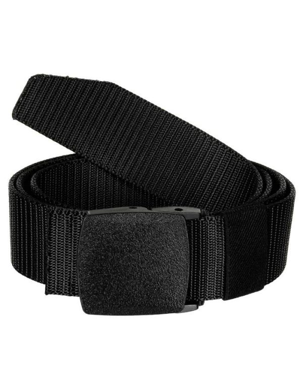 Cintura MFH con fibbia anti metal detector di colore nero