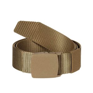 Cintura MFH con fibbia anti metal detector di colore coyote tan