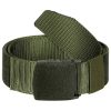 Cintura MFH con fibbia anti metal detector di colore verde