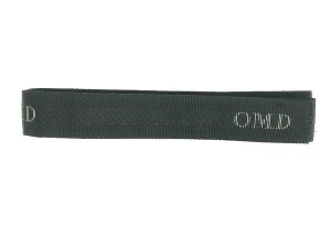 Cintura militare OMD, nera, 40mm con chiusura a strappo