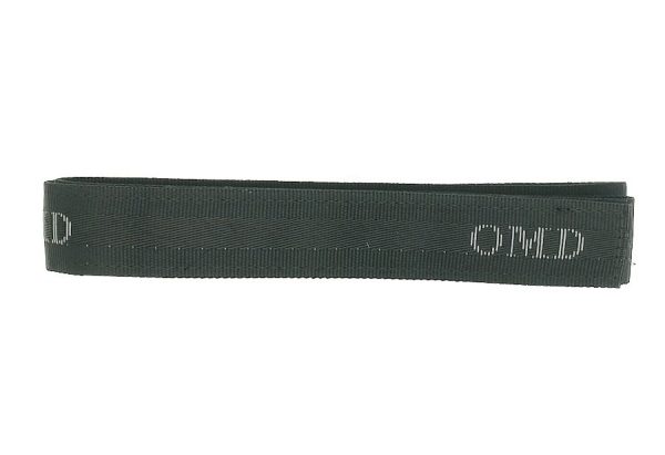 Cintura militare OMD, nera, 40mm con chiusura a strappo