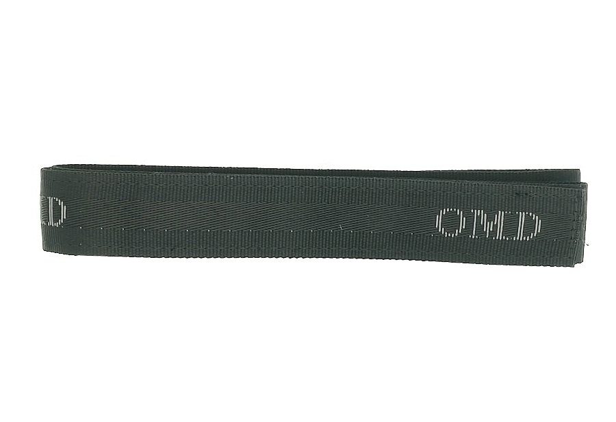 Cintura militare OMD, nera, 40mm con chiusura a strappo