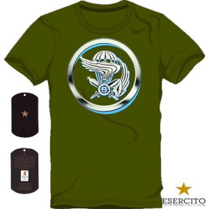T-shirt ufficiale 9° Col Moschin verde