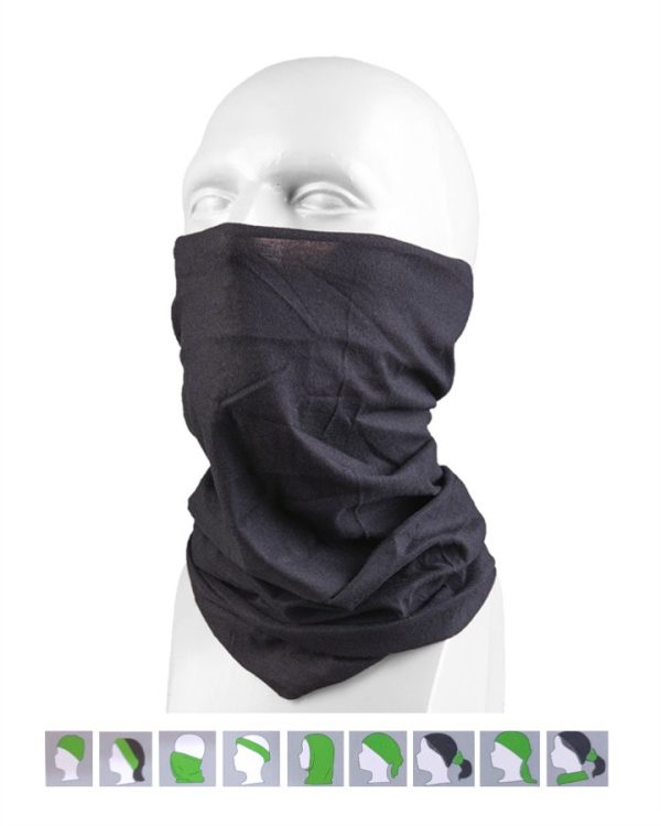 Collare elastico multifunzione MIL-TEC di colore nero