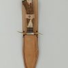 Coltello artigianale DP a punta di lancia in acciaio 440
