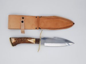 Coltello artigianale DP a punta di lancia in acciaio 440