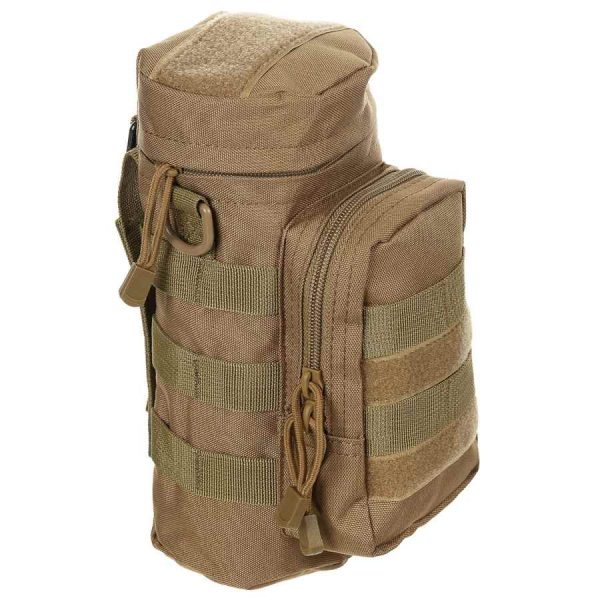 cyltan-02 Tasca cilindrica modulare portabottiglia MFH di coyote tan