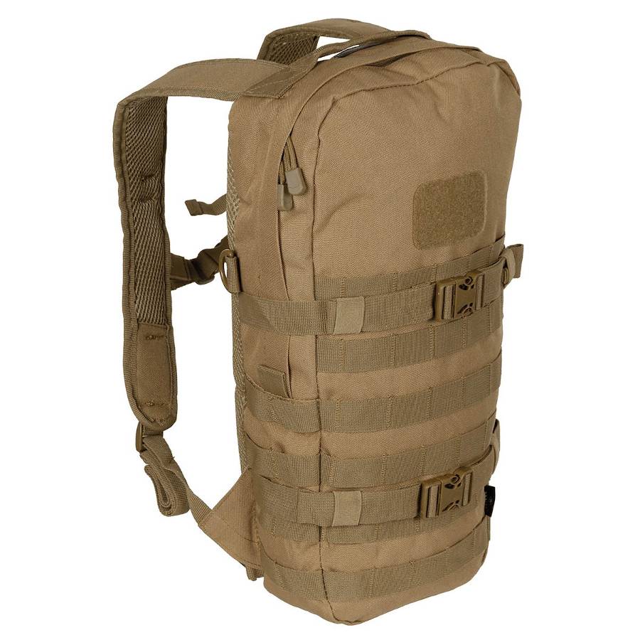 Zainetto daypack modulare MFH da 15 litri di colore coyote tan