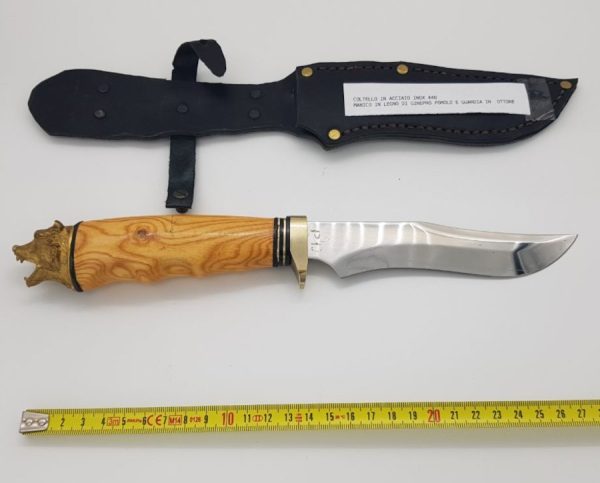 Coltello artigianale DP in acciaio inox