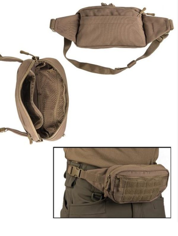 Marsupio MIL-TEC con attacchi mollesystem dark coyote