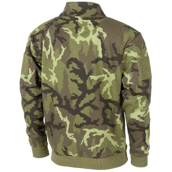 Felpa Tattica MFH con zip intera mimetica CZ camo