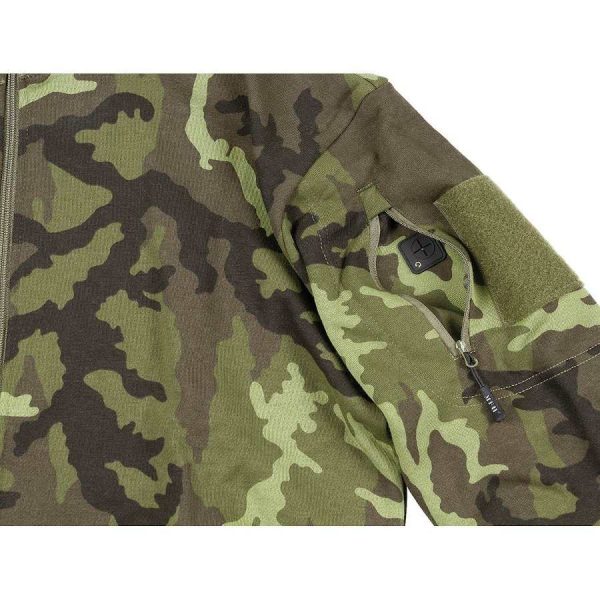 Felpa Tattica MFH con zip intera mimetica CZ camo
