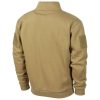 Felpa Tattica MFH con zip intera di colore coyote tan