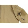 Felpa Tattica MFH con zip intera di colore coyote tan