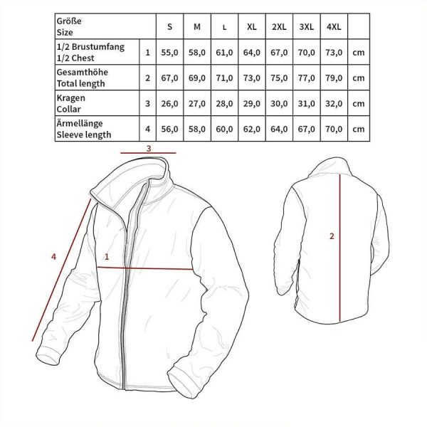 Felpa Tattica MFH con zip intera di colore coyote tan