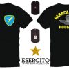 T-shirt ufficiale  Brigata Paracadutisti Folgore nera