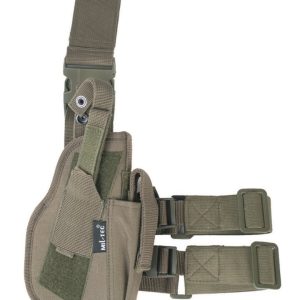 Fondina cosciale MIL-TEC per lato destro di colore verde