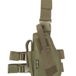 Fondina cosciale MIL-TEC per lato sinistro di colore verde