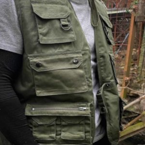 Chest Rig a 9 tasche MFH di colore verde