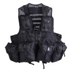 Gilet multitasche invernale MIL-TEC di colore nero