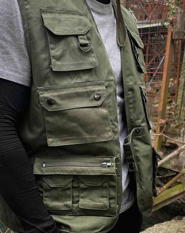 Gilet Multisache MIL-TEC per caccia pesca outdoors verde