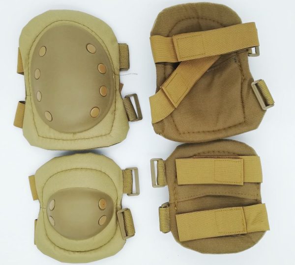 Set Completo Ginocchiere Gomitiere con protezioni tan