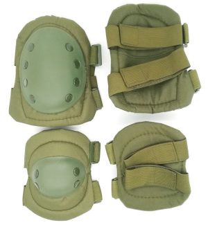 Set Completo Ginocchiere Gomitiere con protezioni verde