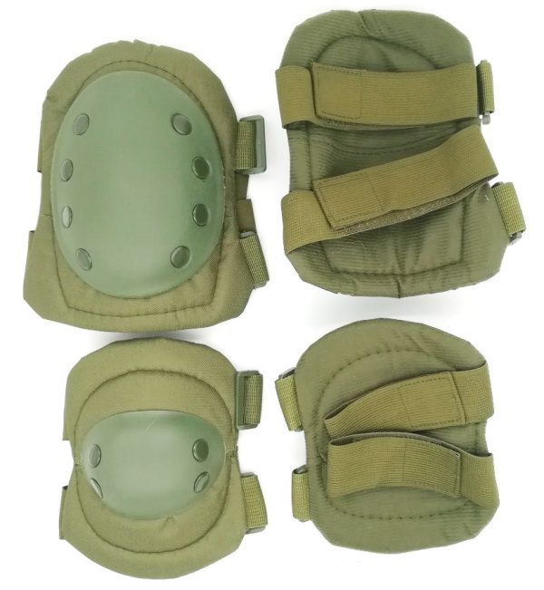 Set Completo Ginocchiere Gomitiere con protezioni verde