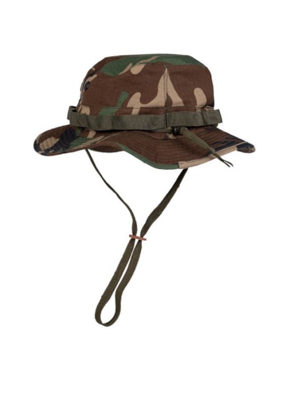 Cappello GI Boonie MIL-TEC tascabile mimetico woodland
