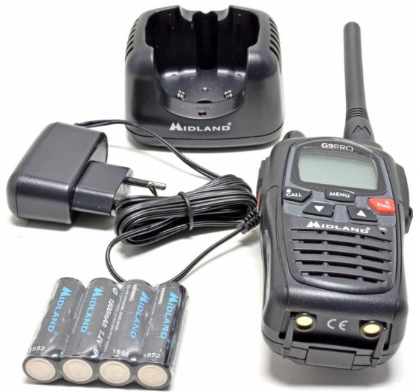 Ricetrasmittente Midland G9 Pro Walkie-Talkie nera