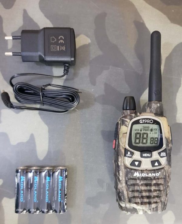 Ricetrasmittente Midland G7 Pro Walkie-Talkie camo