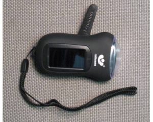 Mini torcia a dinamo e solare a 3 led