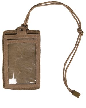 Portadocumenti multifunzione MIL-TEC di colore dark coyote