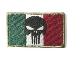 Patch italia punisher rettangolare