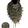 Sciarpa kefiah shemag paratrooper MIL TEC di colore verde/nero