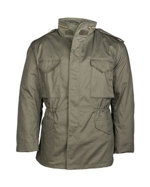Giacca parka M65 MIL-TEC verde con interno staccabile