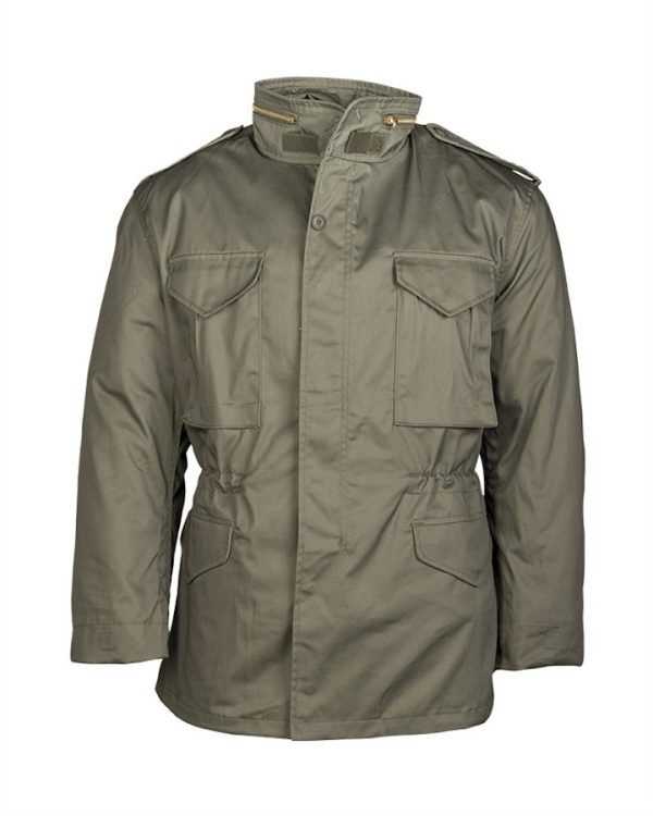 Giacca parka M65 MIL-TEC verde con interno staccabile