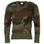 Maglione militare francese mimetico CCE in misto lana