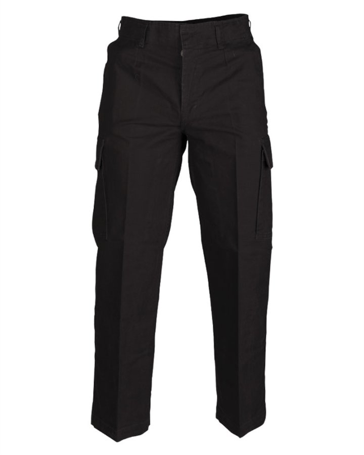 Pantaloni militari tedeschi moleskin  MIL-TEC prelavati neri