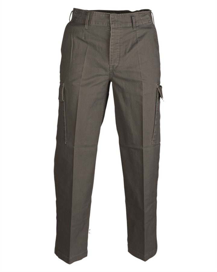 Pantaloni militari tedeschi moleskin MIL-TEC prelavati verde