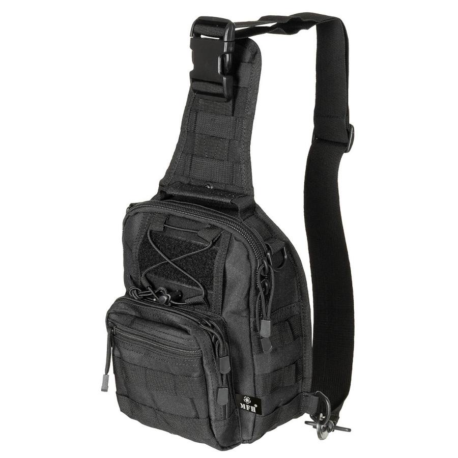 Zaino monospalla compatto MFH di colore nero